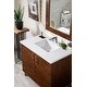preview thumbnail 15 of 32, James Martin Vanities Metropolitan 36" Single Vanity, American Walnut