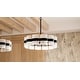 preview thumbnail 8 of 7, Sweeney 6-Light Matte Black Pendant