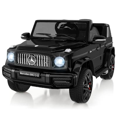 12V Kids Ride On Car, Hetoy Licensed Mercedes-Benz G63 Electric Car Battery Powered w/Parent Remote Control