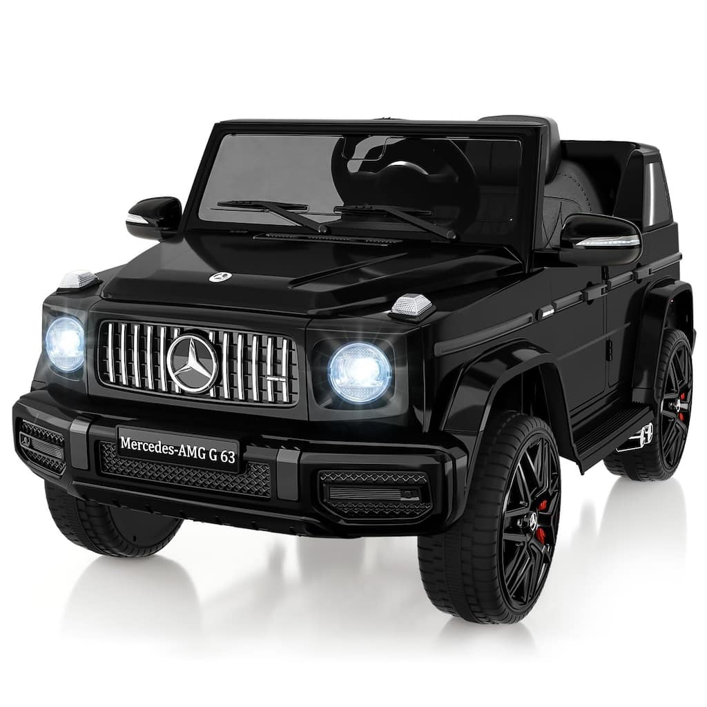 12V Kids Ride On Car, Hetoy Licensed Mercedes-Benz G63 Electric Car Battery Powered w/Parent Remote Control
