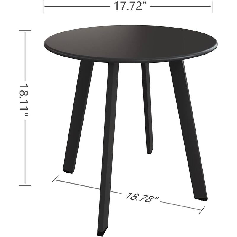 18" or 28" Round Outdoor Side Table End Table Coffee Table