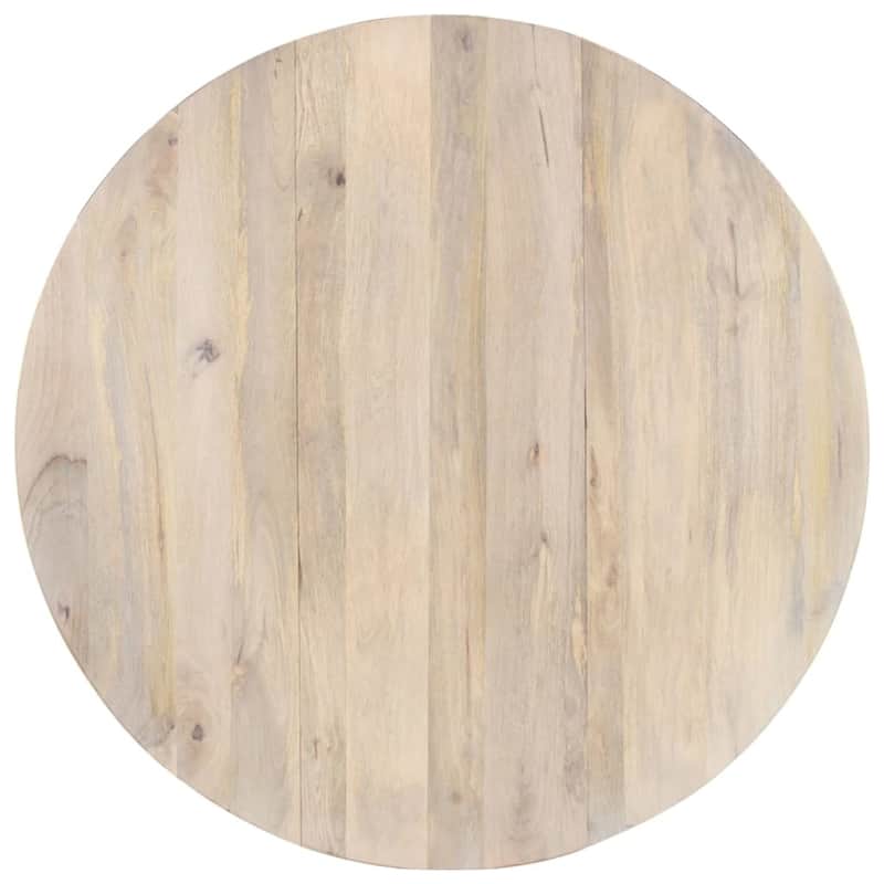 vidaXL Dining Table Kitchen Table Dining Room Table Round Solid Mango Wood