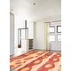 preview thumbnail 2 of 7, ECARPETGALLERY Hand-knotted Ziegler Red Wool Rug - 6'5 x 7'3