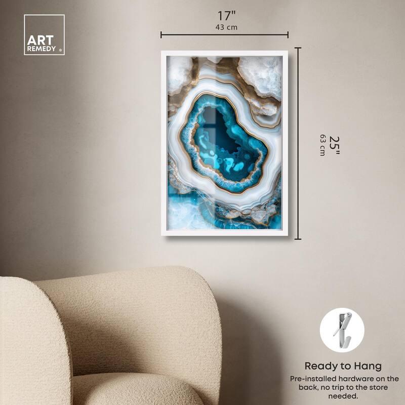 Gilded Geode Eye III Shadowbox by Art Remedy