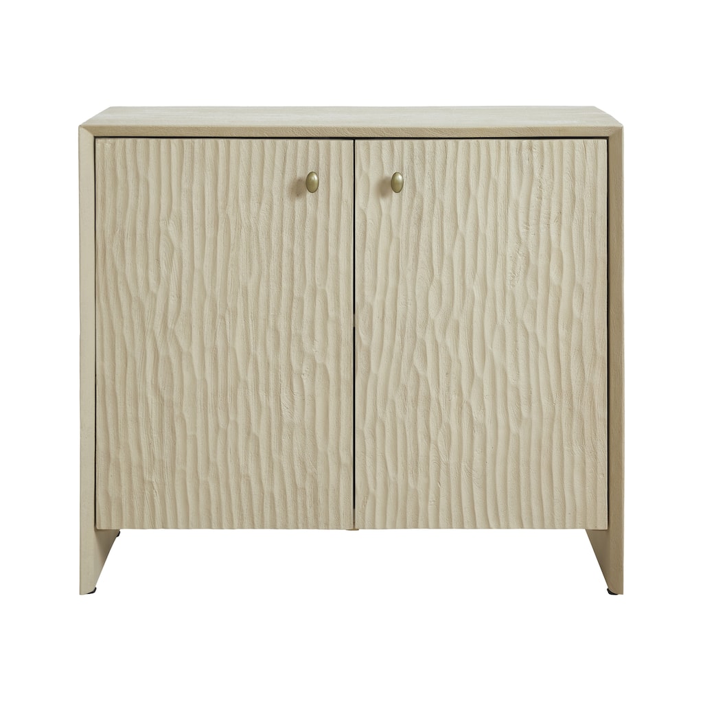 Renwil Aida Indoor Mango Wood Cabinet, Beige