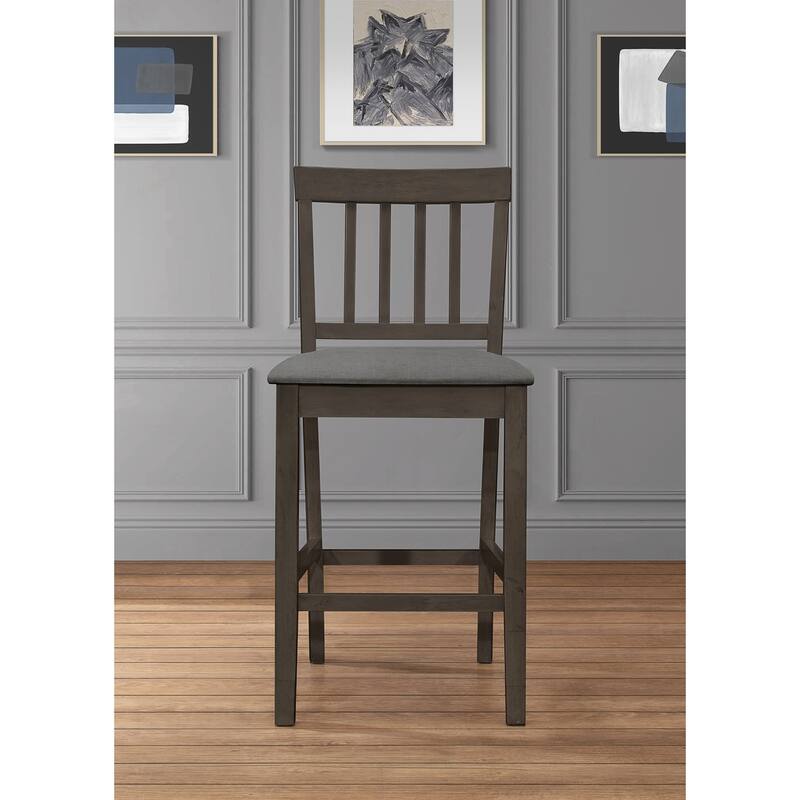 5-pieces Counter Dining Table and Chair - Four Chairs only - Taupe
