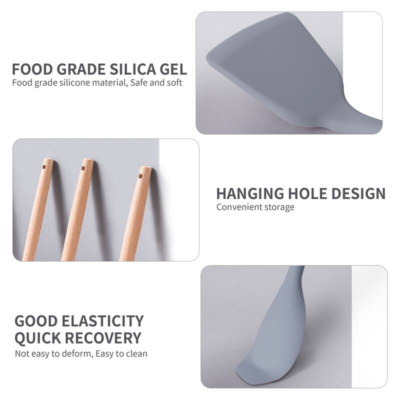 19-piece Non-stick Silicone Assorted Kitchen Utensil Set