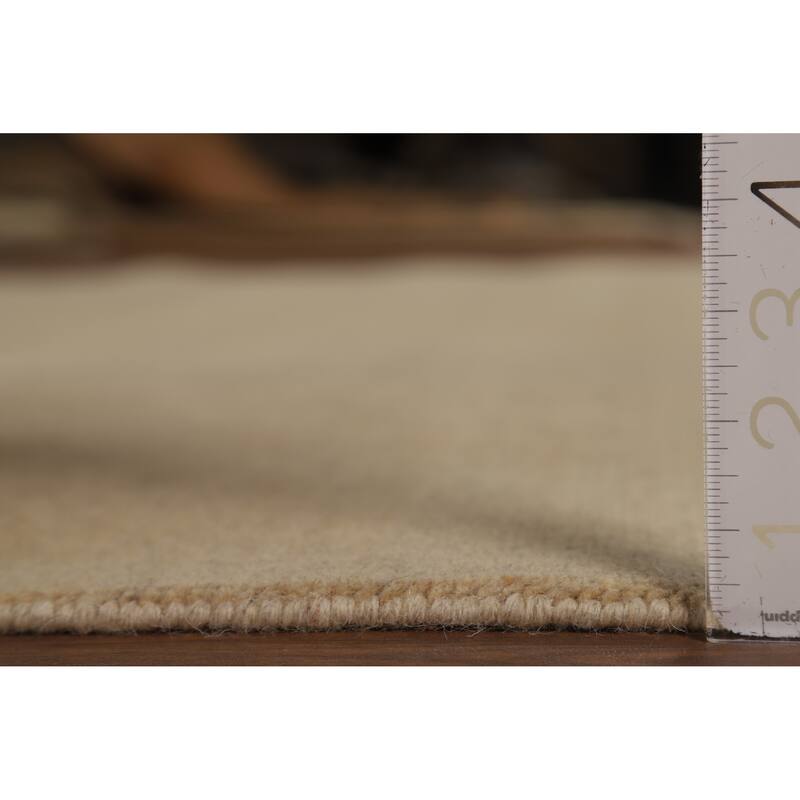 Modern Gabbeh Oriental Area Rug Hand-Knotted Wool Carpet - 6'6" x 9'7"