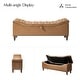 preview thumbnail 29 of 38, Zona 59"W Traditional Faux Leather Tufted Upholstered Storage Bench With Soild Wood Legs and Nailhead Trim By HULALA HOME