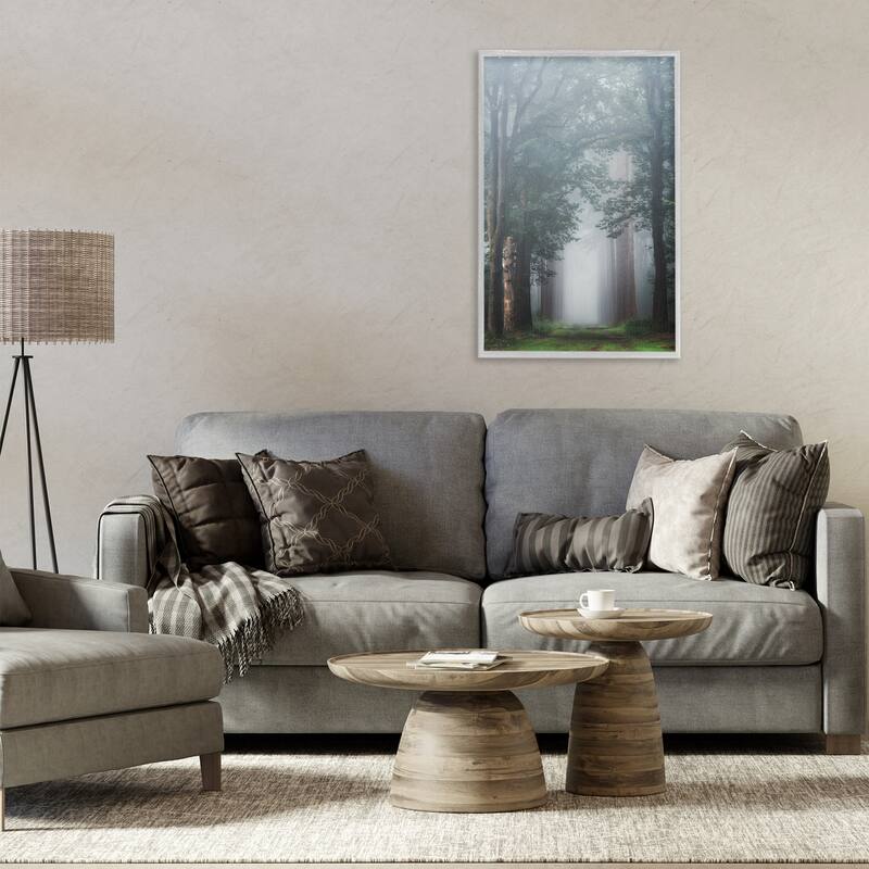 Stupell Calm Forest Clearing Framed Giclee Art Design By Martin Podt
