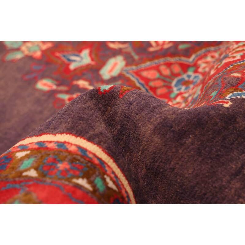 ECARPETGALLERY Hand-knotted Andelz Dark Navy Wool Rug - 4'3 x 11'2