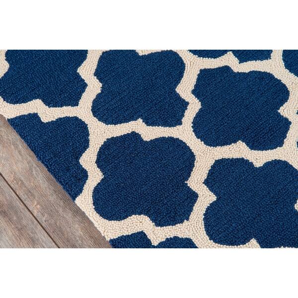 Shop Momeni Geo Hand Hooked Runner Rug 2 3 X 7 6 2 3 X 7 6 Runner Overstock 9657871