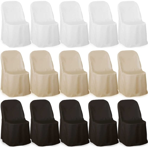 Lann S Linens 100 Elegant Wedding Party Folding Chair Covers Lann S Linens 100 Elegant Wedding Party Folding Chair Covers Polyester Cloth Multiple Colors Free Shipping Today 20164783