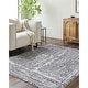 preview thumbnail 4 of 12, Livabliss Andorra Plus Abstract Area Rug Charcoal/Sage - 2' x 2' 11"
