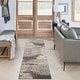 preview thumbnail 136 of 143, Nourison Modern Abstract Sublime Area Rug Ivory/Grey - Runner - 2' 2" x 12'