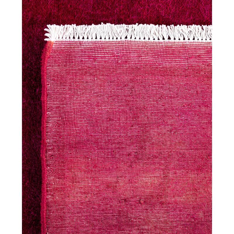 Overdyed One-of-a-Kind Hand-Knotted Area Rug - Pink - 8' 2" x 10' 6"