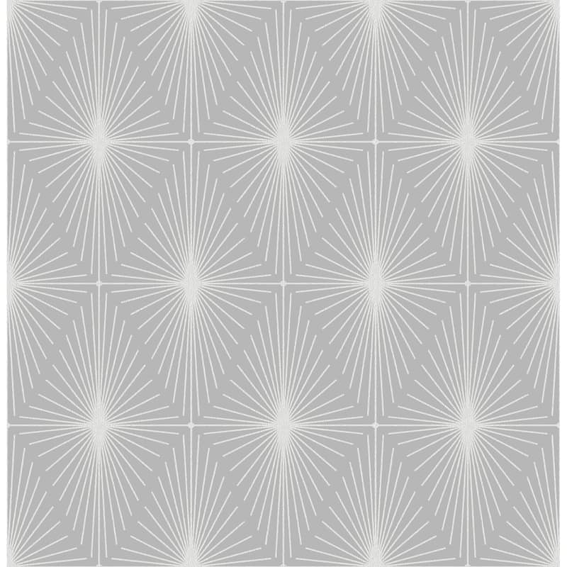 Stars Andrew Starlight Grey Diamond Wallpaper - Grey
