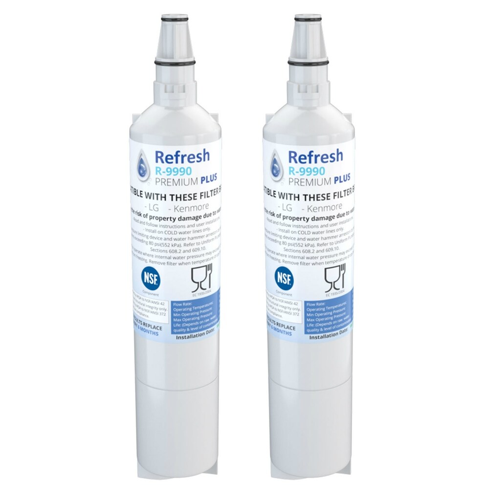 Replacement For KitchenAid KBFS20EVMS13 Refrigerator Water Filter - by  Refresh (4 Pack)