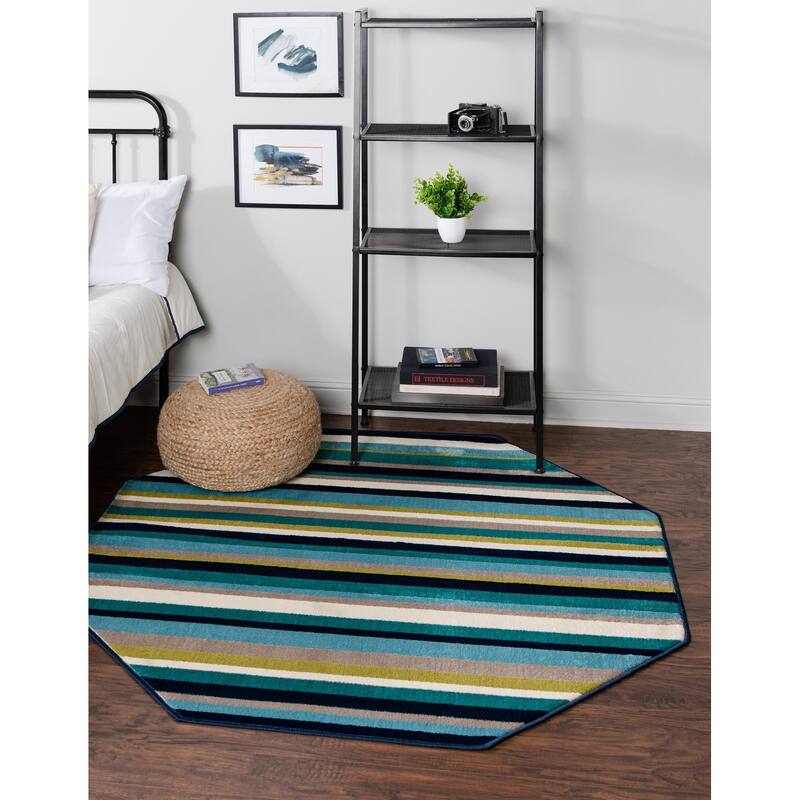 Contemporary Chorisia Collection Area Rug