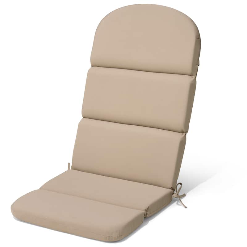 Crestlive Products Outdoor Adirondack Chair Cushion Patio Chair Pad - 1PC - Beige