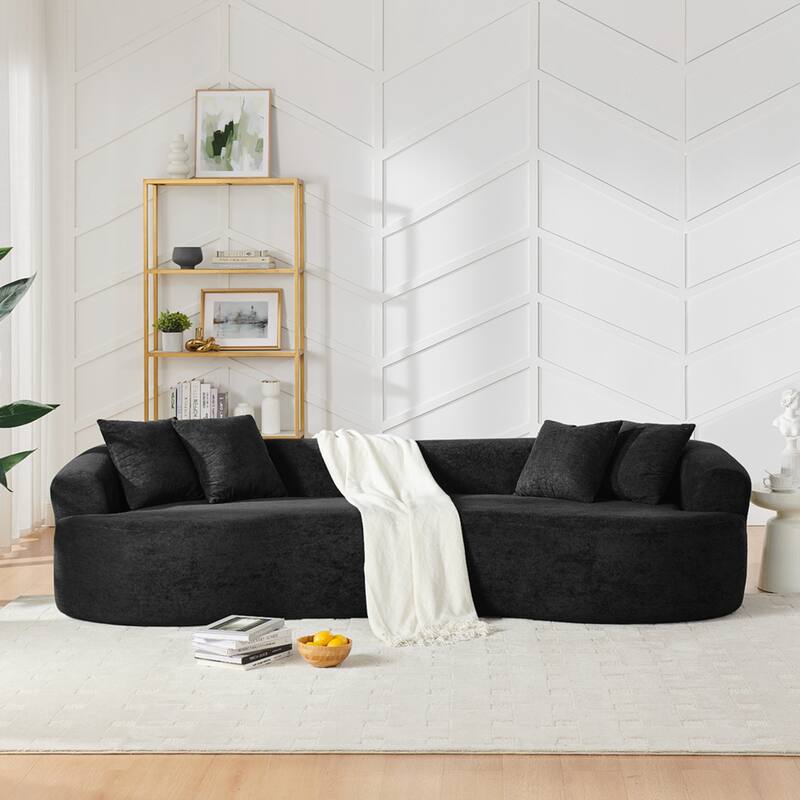 Minimalist Compression Living Room Couch, No Assembly Needed