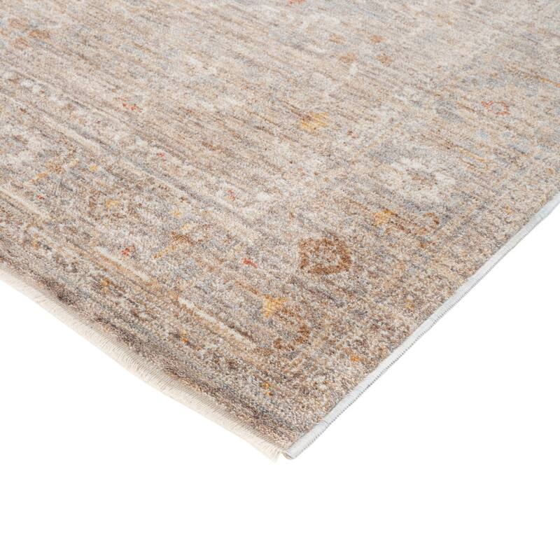 HomeRoots Floral Medallion Traditional Rectangle Area Rug