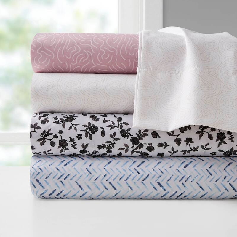 Intelligent Design Printed Microfiber Sheet Set