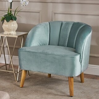 Amaia Modern Velvet Club Chair by Christopher Knight Home