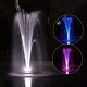 preview thumbnail 8 of 10, Alpine Corporation 550-GPH Pump 48-LED Light Floating Spray Fountain, Black