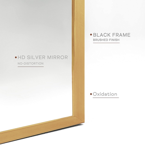 KOSSMAI Arch Wall Mirror with Metal Frame 30