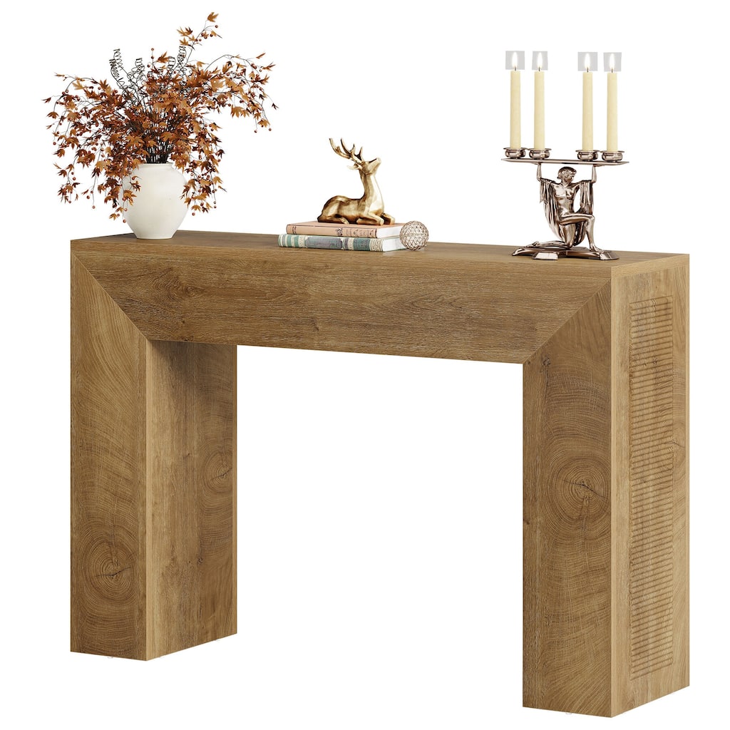 43.3" Entryway Console Table, Farmhouse Wooden Sofa Table