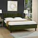 Option Olive Green Performance Velvet