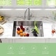 preview thumbnail 4 of 5, 30 Inch Undermount Kitchen Sink, Brushed Nickel Single Bowl Stainless Steel Kitchen Sink - 30x10x18in
