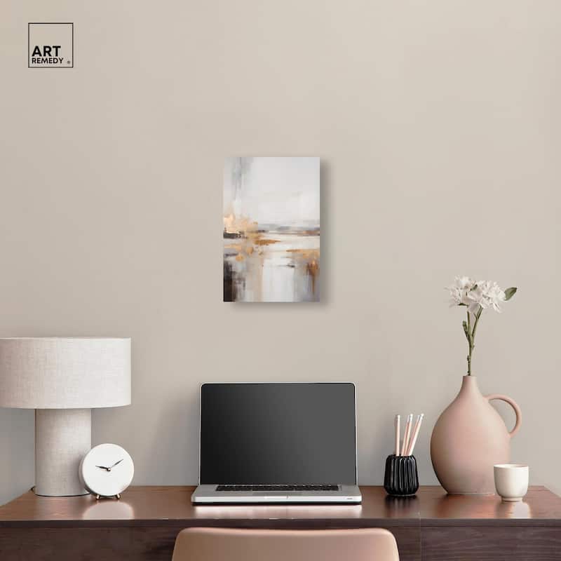 Glistening Stillness II Canvas by Art Remedy, Gallery Wrapped