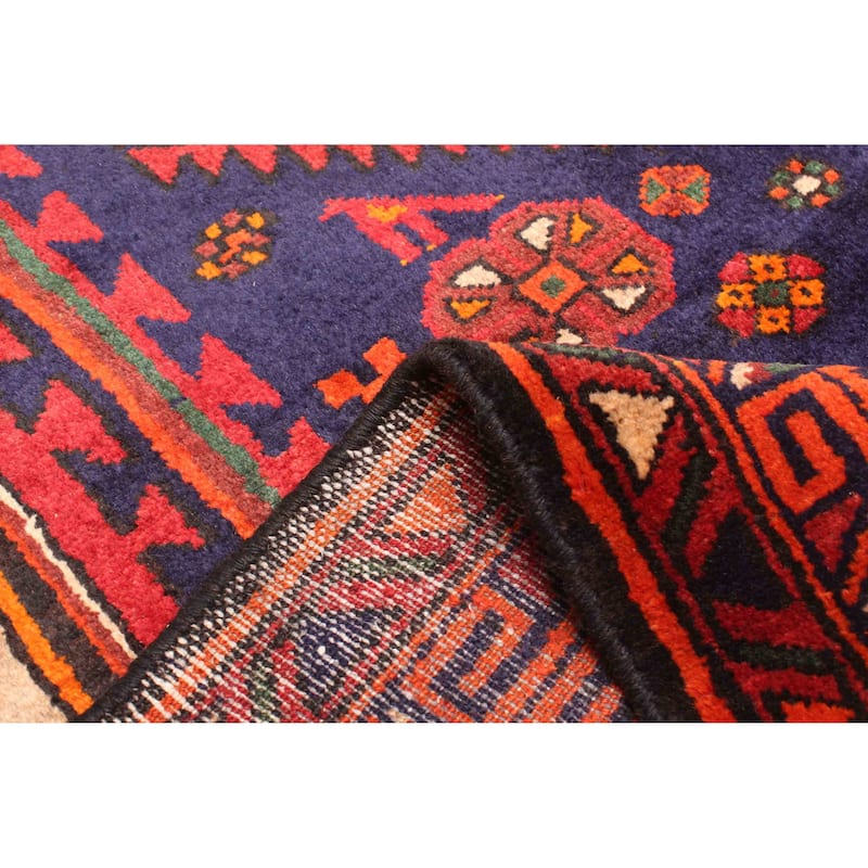 ECARPETGALLERY Hand-knotted Anadol Navy Wool Rug - 4'9 x 8'2