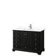 Option Dark Espresso, Chrome Trim, White Cult. Marble Top