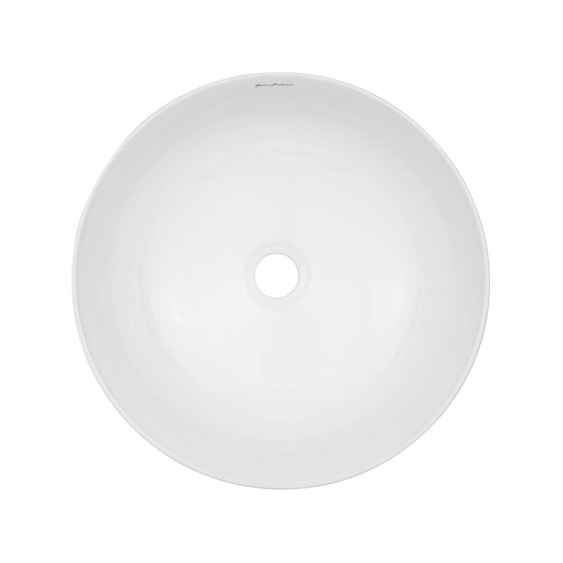 Chaux 16 Ceramic Sink In Shiny White - 15.65" x 15.65" 5.3"