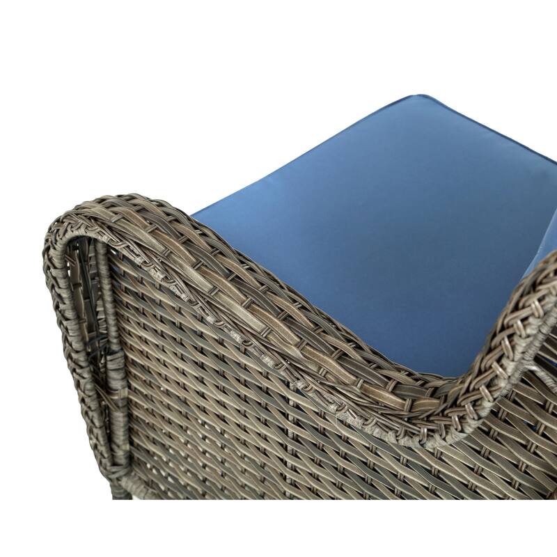 Outdoor 6 Pieces Rattan Patio Furniture Set