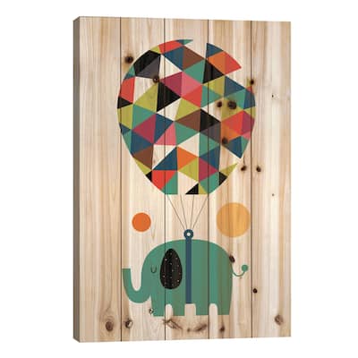 Fly High And Dream Big Print On Wood by Andy Westface - Multi-Color