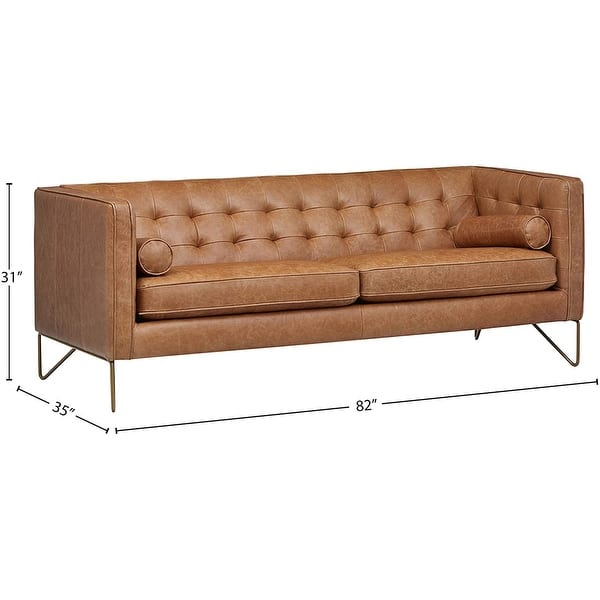 Modern Tufted Leather Sofa Vg2t0697 In By Vig Furniture Orlando Fl ...