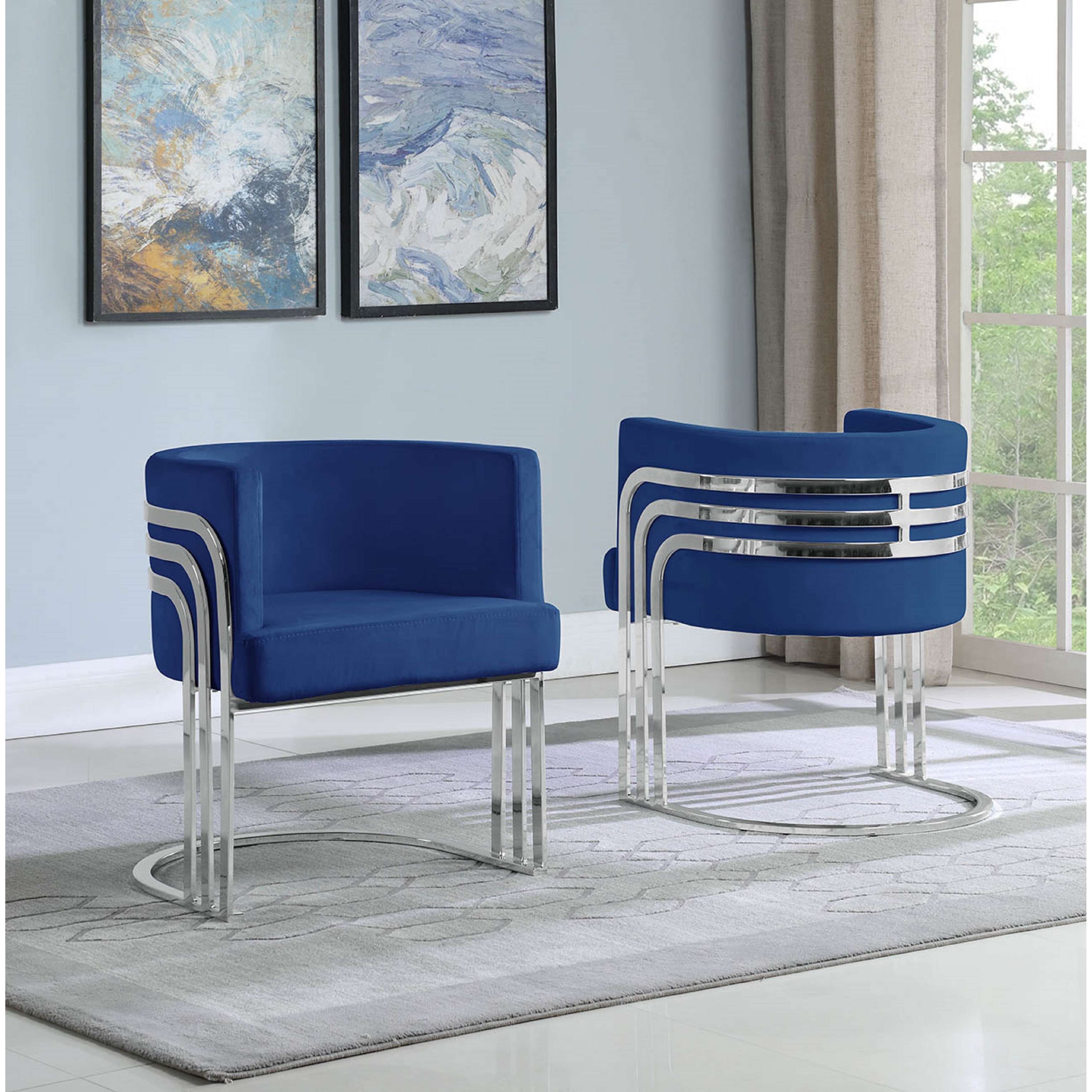 Best Quality Furniture Accent Chairs with Chrome Base Single