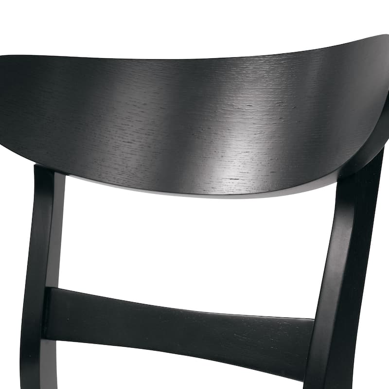 Splayed Legs Dining Chair,Rubberwood Legs (Set Of 2)