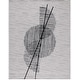 preview thumbnail 31 of 29, SAFAVIEH Odyssey Vandna Mid-Century Modern Rug 9' x 12' - Grey/Black - Rectangle