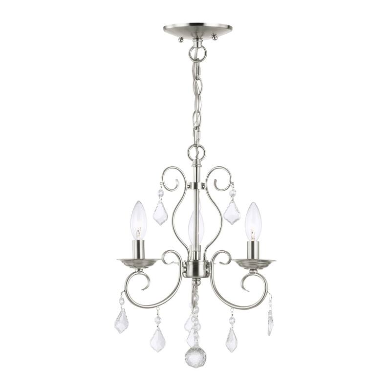 Livex Lighting Donatella Convertible 3 Light 1 Tier Chandelier / Semi