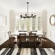 preview thumbnail 27 of 29, Modern Black Farmhouse Chandelier Dining Room Light Fixture Over Table Industrial Lighting for Living Room Foyer Kitchen
