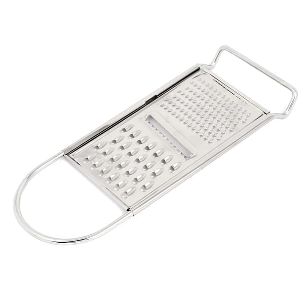 Metal 3 Way Hand Held Fruit Vegetable Coarse Grater Shredder Slicer - 11.4  x 4.4 x 0.9(L*W*T) - Bed Bath & Beyond - 18398950