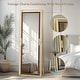 preview thumbnail 16 of 14, Full Length Mirror Dressing Mirror Wall-Mount/ Standing for Home Use - 21.65x21.26x62.99 inch
