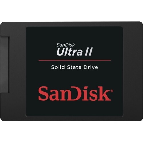 "SanDisk SDSSDHII-480G-G25 SanDisk Ultra II 480 GB 2.5" Internal Solid State Drive - SATA - 550 MB/s Maximum Read Transfer