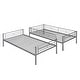 preview thumbnail 23 of 46, Contemporary Design Metal Bunk Bed with Solid Steel Construction, Separated into 2 Beds