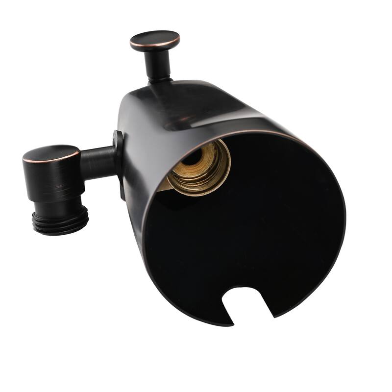 Lift-Up Diverter Tub Spout with 6 Settings Handheld Shower in Oil Rubbed Bronze (Rough-in Valve Not Included)